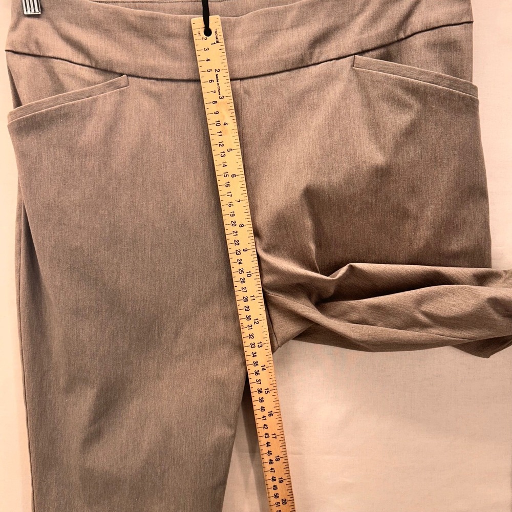 Chicos Pull On Pants‎ Gray Large Or 2 - Picture 10 of 16